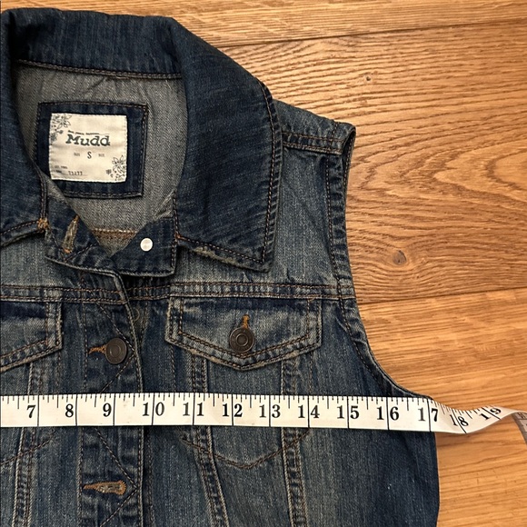 Mudd Blue Denim Vest - Picture 6 of 8